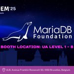 Photo by MariaDB Foundation (@mariadb_org)