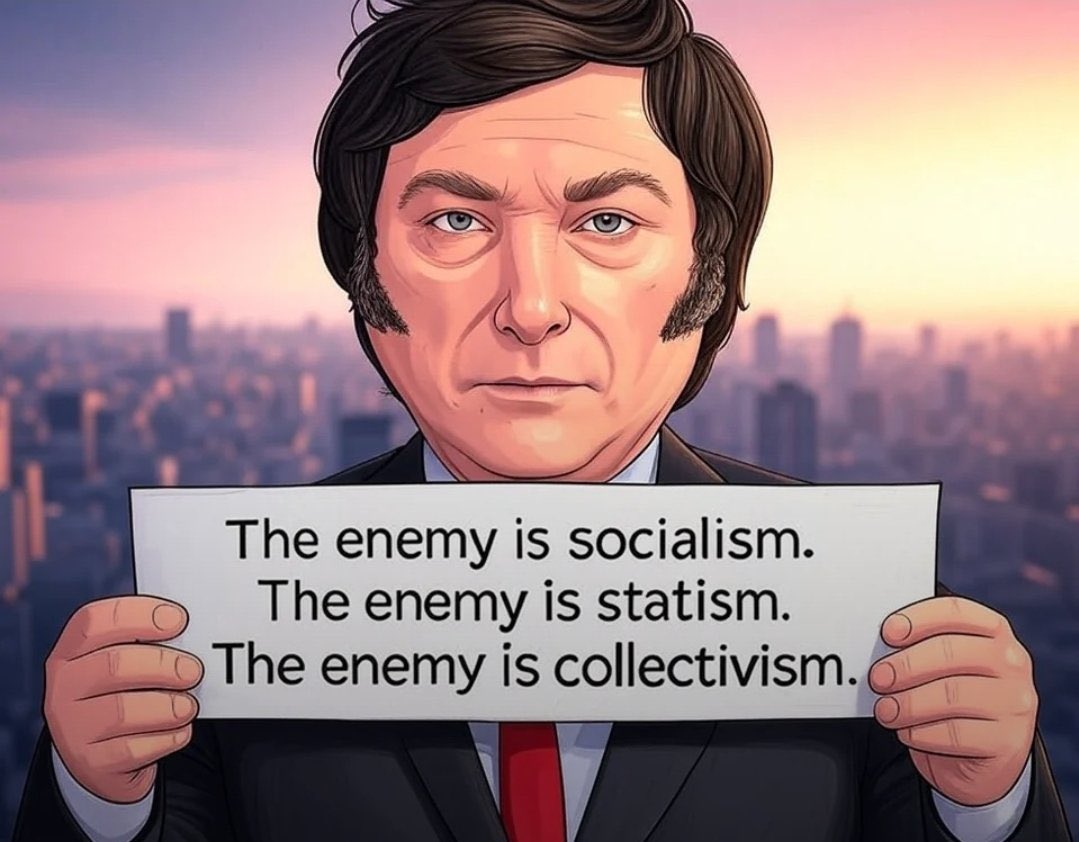 Libertarioshn's tweet photo. El Enemigo es el Socialismo
El Enemigo es el Estatismo
El Enemigo es el Colectivismo
#menosestado
#maslibertad
#VLLC https://t.co/oPAZDeTUNR
