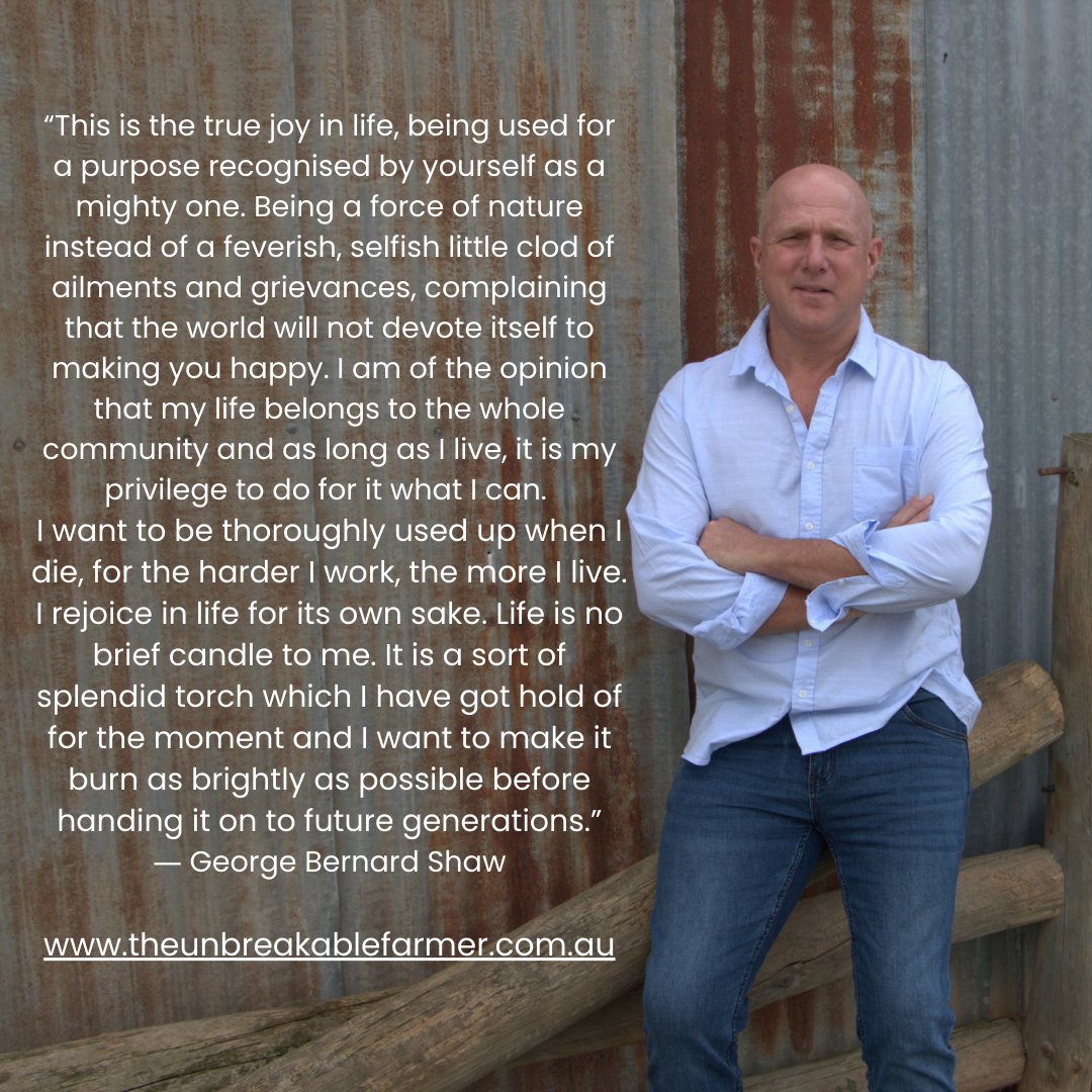 Quote of the day.

#gotyourbackmate 

#not2TUF2speakup 

#theunbreakablefarmer #speaker #authentic #mentalhealthawareness #suicideprevention #wellbeing #selfcare #rural #regional #community #support