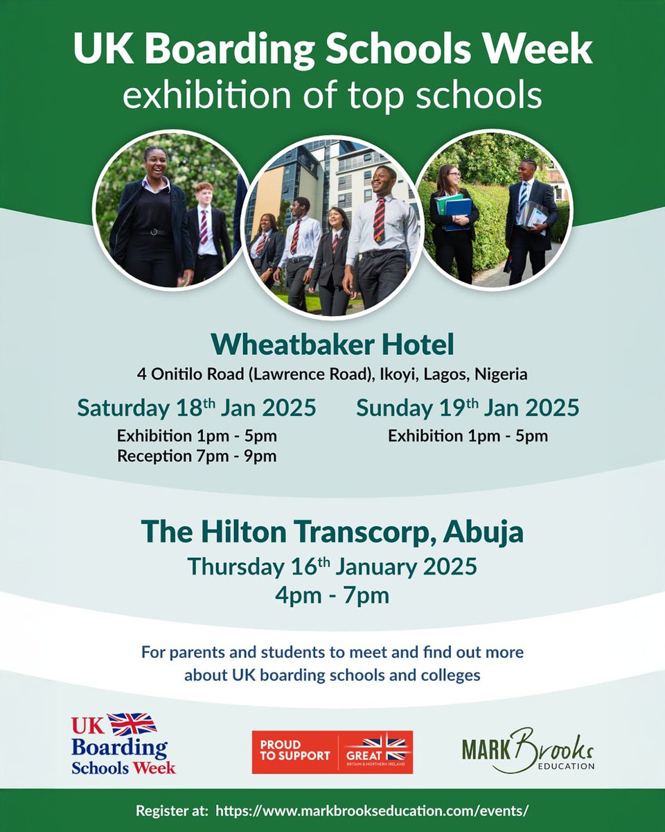 Find out more about Cardiff Sixth Form College at the UK Boarding Schools Week Exhibition in Lagos! 
Venue: Wheatbaker Hotel, Ikoyi, Lagos
Saturday, 18th January 2025
Sunday, 19th January 2025
Register now: markbrookseducation.com/events