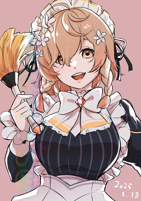 毎日1時間縛りで何か描く11日目クララさんいつも日本語いっぱい喋ってくれるから英語よわよわ民として有難い#Klaratelier 