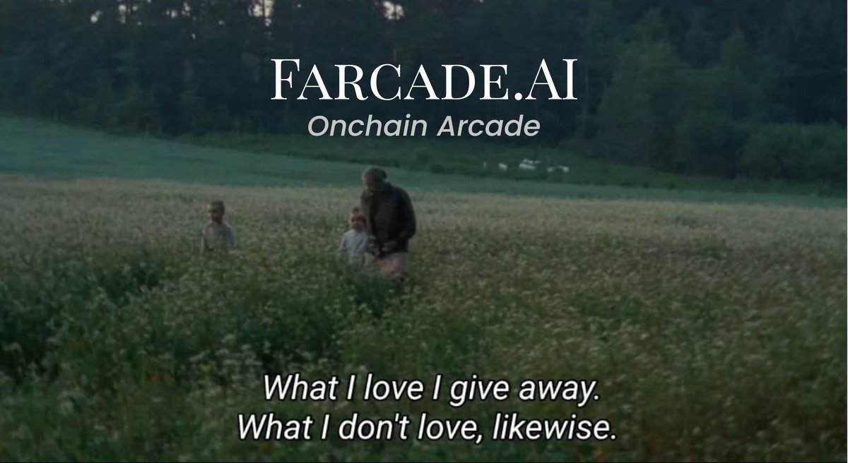 exploring Farcade's unique value beyond play-to-earn, 
questioning the balance between onchain and offchain 
elements in gaming and highlighting unexpected 
discoveries like Farcade's custom game studio and the 
mystery behind its 'AI' branding.

paragraph.xyz/@nancymuorah/f…