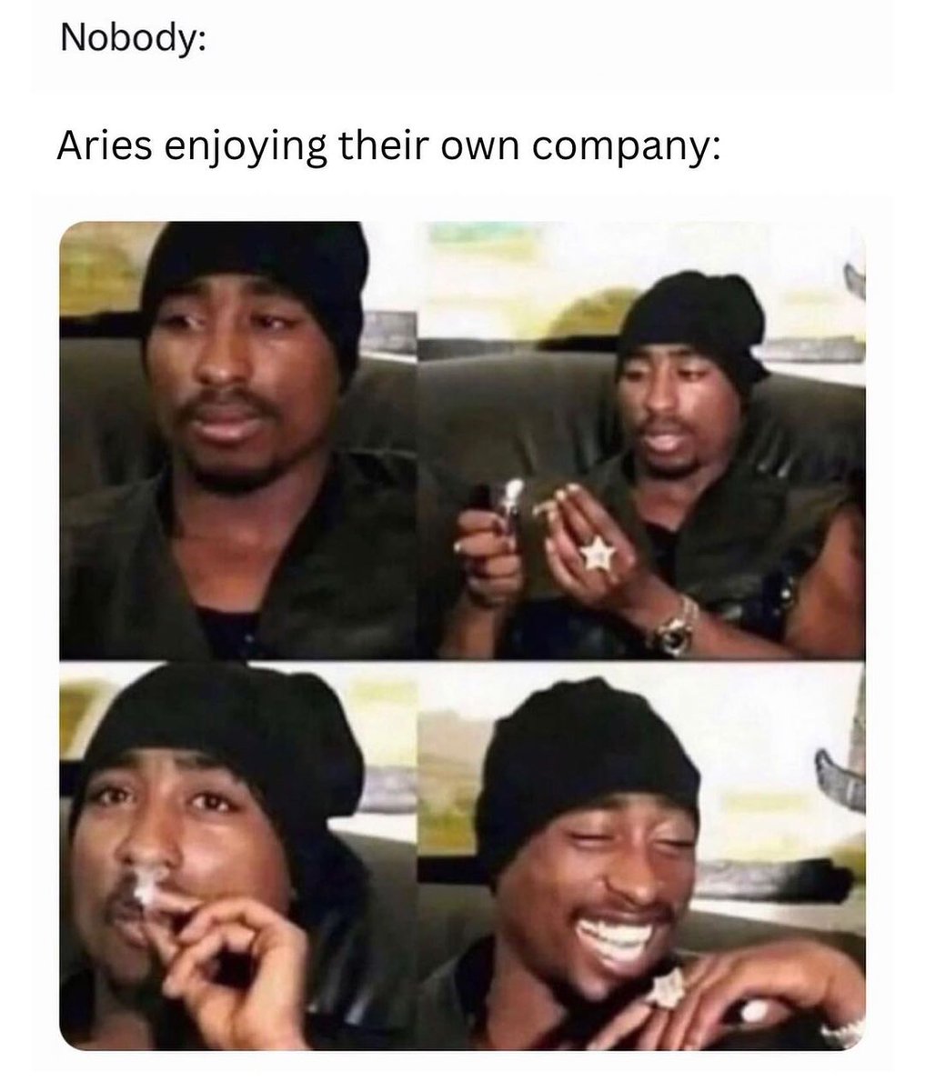 ariesalwayss's tweet photo. #Aries Life https://t.co/CdVWB6pKOu