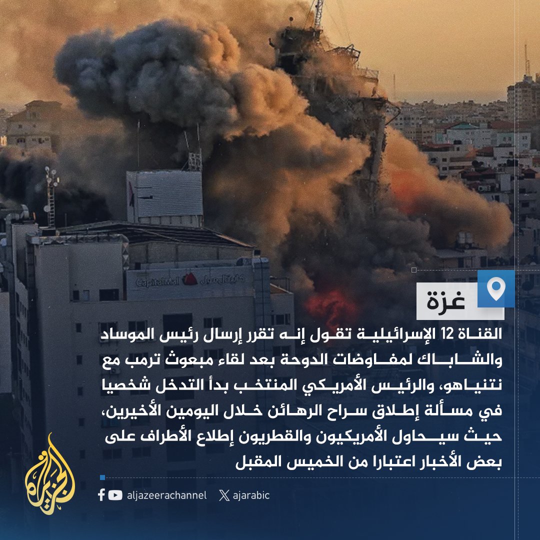 القناة 12 الإسرائيلية عن مصدر: #ترمب بدأ التدخل شخصيا في مسألة إطلاق سراح الرهائن خلال اليومين الأخيرين
#حرب_غزة