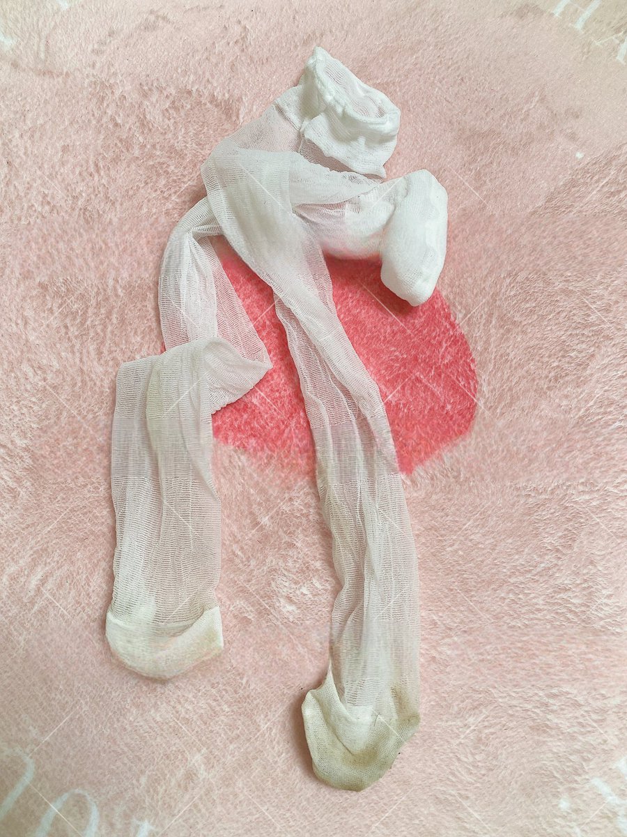 刚刚脱下来的白丝 #原味 #原味丝袜