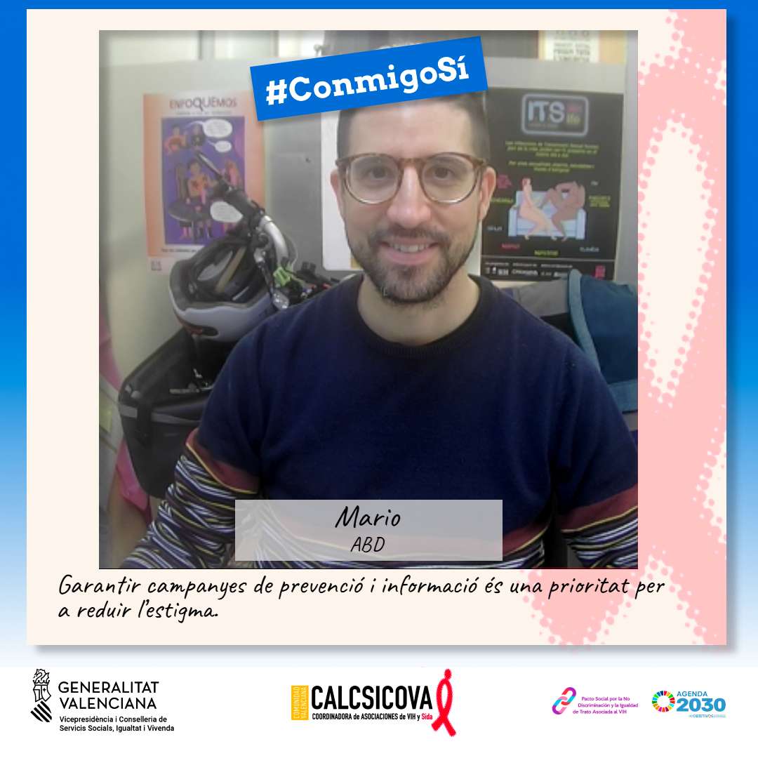 calcsicova's tweet photo. #ConmigoSí 🤳
📱Garantir missatges de prevenció i informació és una prioritat per a reduir l'estigma.
📚L'educació #sexual integral és✨imprescindible✨
➕participa en la #campanya: https://t.co/0jPyeQE4aQ
#Sensibilització #Comunicació #VIH #Indetectable #Intransmissible https://t.co/mdHKd1zUtN