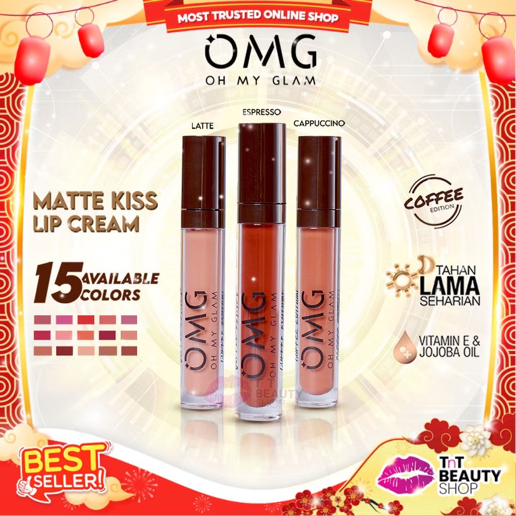 ndaamutt's tweet photo. OMG OH MY GLAM Matte Kis Lip Cream 3.5 gr - Lip Cream Matte 20k https://t.co/PqJZMw55YN https://t.co/KlZmu5Ro2Q