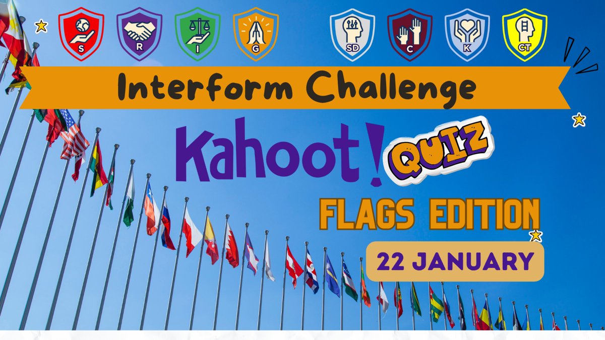 TRSSchool's tweet photo. Interform Challenge: Kahoot Quiz. Have you signed up? #interformchallenge #KahootQuiz #Competition #PotentialintoReality https://t.co/WsKtc1DLrJ