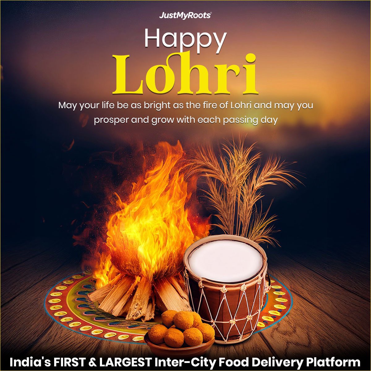 Wishing everyone a Happy Lohri from #JustMyRoots family. 

#JMR #festival #lohri #happiness #celebration #lohri2025 #happylohri #festive #laughter #prosper