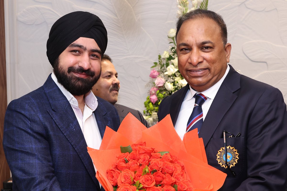 🚨 𝗡𝗘𝗪𝗦 🚨

Mr. Devajit Saikia &amp; Mr. Prabhtej Singh Bhatia elected as Honorary Secretary and Honorary Treasurer of BCCI.

All The Details 🔽 <a href="/lonsaikia/">Devajit LON Saikia</a> | <a href="/prabhtejb/">Prabhtej Bhatia</a> 

bcci.tv/articles/2025/…
