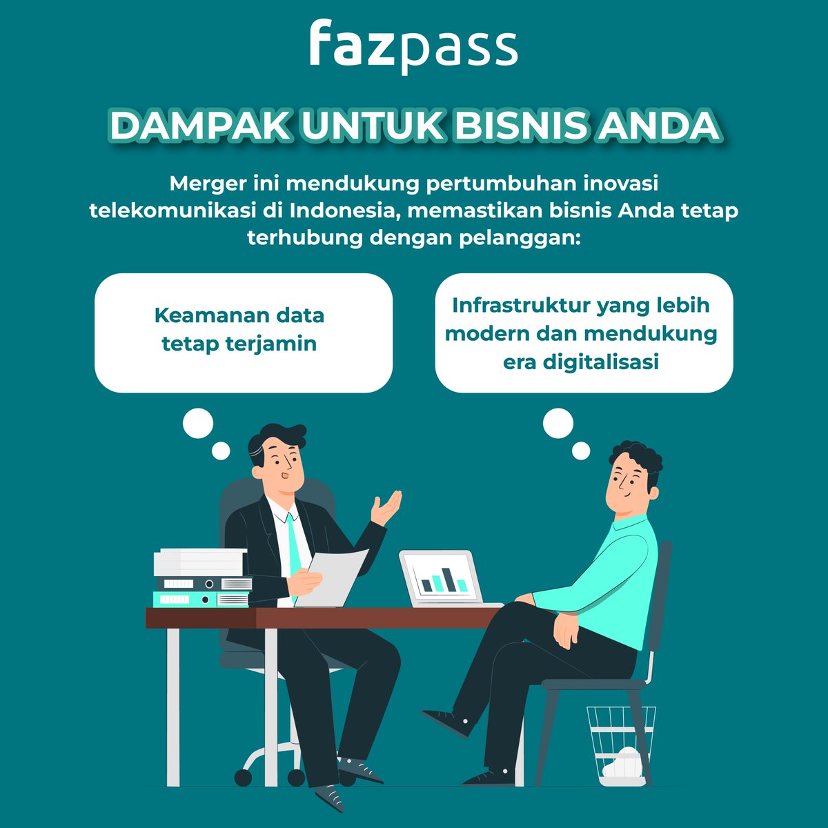 FazpassSecure's tweet photo. 🚨 Kolaborasi Baru, Solusi Terbaik untuk Bisnis Anda!

Penggabungan XL Axiata dan Smartfren menghadirkan jaringan telekomunikasi yang lebih kuat dan modern

📩klik https://t.co/NHsEVOUGyi untuk informasi lebih lanjut!

#XL #smartfren #smsotp #OTP #b2b #banking #startup #tech https://t.co/RoVgDBeNLf