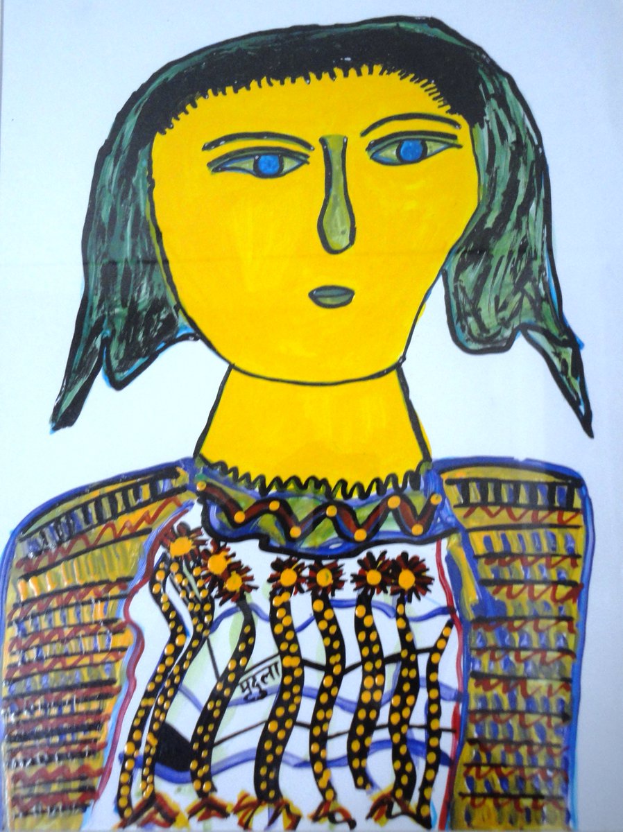 divinity_art88's tweet photo. The Sunlit Soul: A Portrait in Yellow and Patterns

Artist – Mradula Pandey
Size – 16 x 11
Medium – mix medium on paper

DM for inquiries or E-mail us on astral.kavita@gmail.com

#painting #paintings #landscapingpainting #lightpanting #oilpainting #digitalart #india #usa https://t.co/7ZhRfp65Sf
