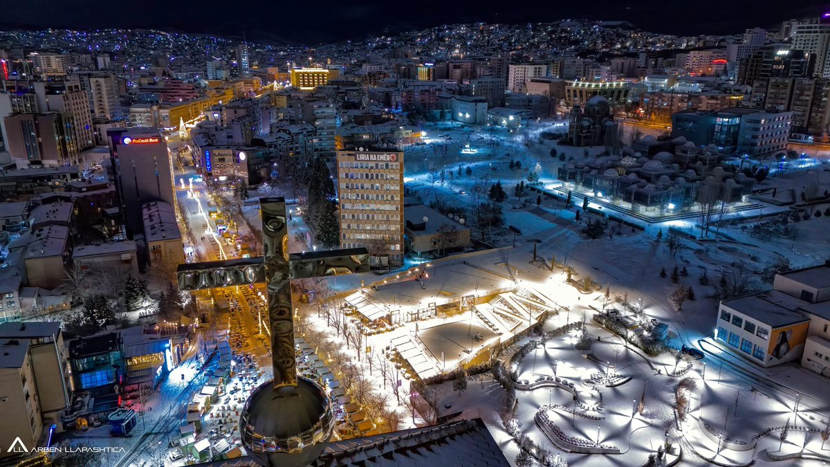 ALlapashtica's tweet photo. Prishtina nga katedralja :) https://t.co/v8EHcCgXJc