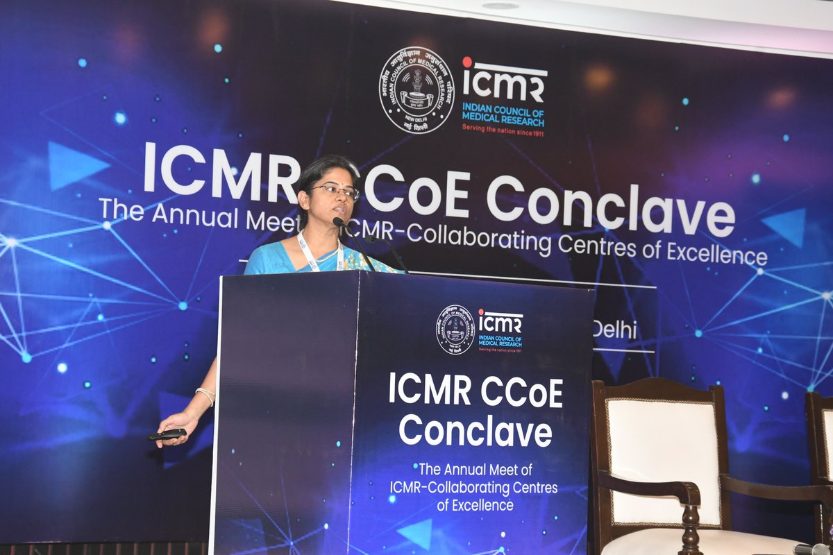 apte_aditi's tweet photo. Privileged to represent KEM Hospital Research Centre, Pune in ICME Collaborating Centre of Excellence (CCOE) Conclave 2024 at India International Centre, New Delhi on 7th Jan 2025. KEMHRC was ranked amongst the top five CCOEs in the country for the year 2024. @kemvadu @ICMRDELHI https://t.co/CQLHHfed8f