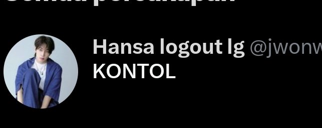 Kasar banget hansatil