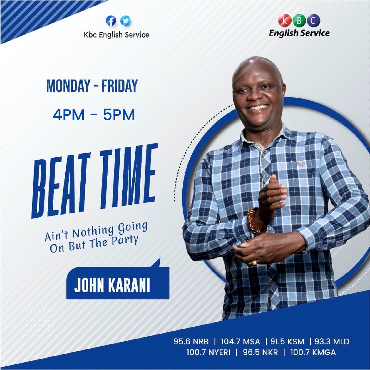 KBC English Service (@kbcenglish) on Twitter photo Slow Jam and Hip Hop Monday 4pm - 5pm. Pin location and join John Karani JK on Beatime <a href="/kbcenglish/">KBC English Service</a> <a href="/johnkaranijk/">JOHN KARANI JK</a> . Goodtimes are back.
#beatimekbc Slow Jam and Hip Hop Monday 4pm - 5pm. Pin location and join John Karani JK on Beatime <a href="/kbcenglish/">KBC English Service</a> <a href="/johnkaranijk/">JOHN KARANI JK</a> . Goodtimes are back.
#beatimekbc
