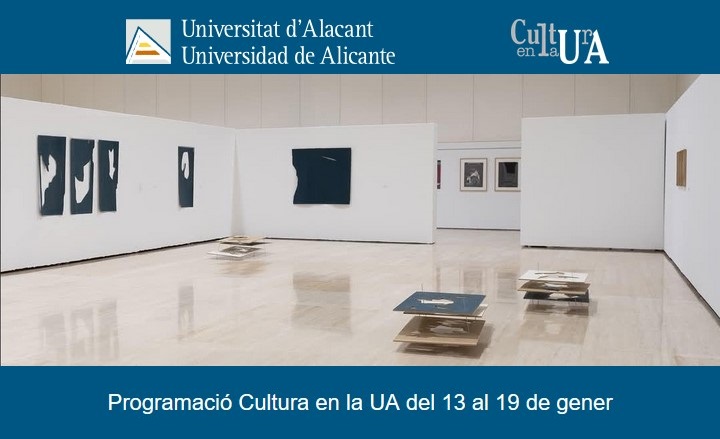 La programació <a href="/culturaenlaUA/">Cultura en la UA</a> del 13 al 19 de gener en el nostre #ButlletíVEU ➡️ bit.ly/3C6CY6D
<a href="/informacioUA/">Info. Alumnat UA</a> <a href="/_Alumni_UA/">AlumniUA</a> <a href="/ceua_ua/">Consejo de Estudiantes UA</a> <a href="/upermanente/">Universitat Permanent / Universidad Permanente</a>