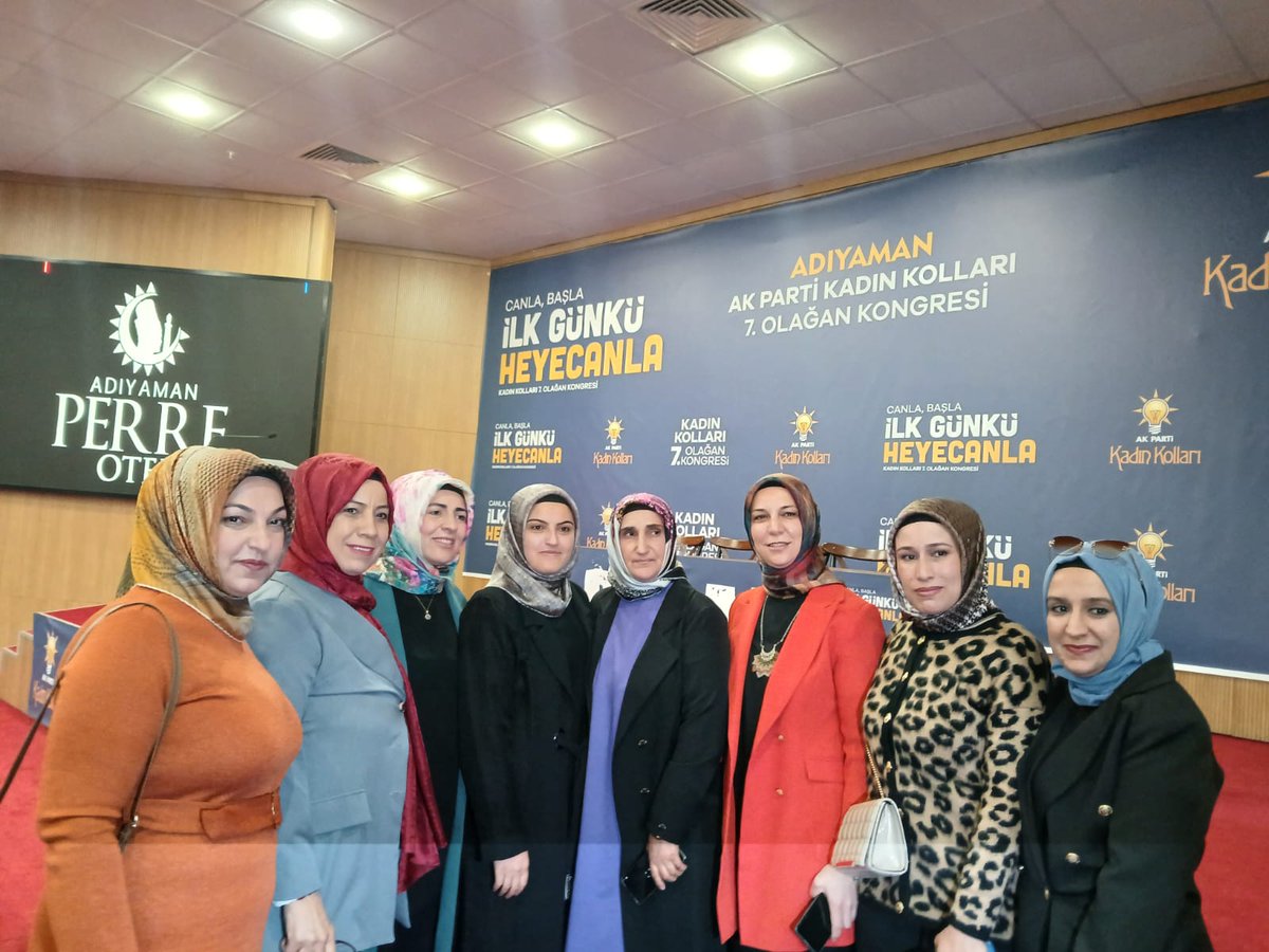 semra_semiz's tweet photo. Ak Parti Adıyaman İl Kadın Kolları 7. Olağan Kongresi
Büyük bir coşku ve katılımla gerçekleşti. “Canla Başla, İlk Günkü Heyecanla” yeniden güven tazeleyen @AvSalihaDiler Başkanıma ve yönetim kuruluna başarılar diliyoruz. @aysekesir @erkankandemir @Mustafaalkayis @HuseyinOzhan_ https://t.co/WHw55Kgssb