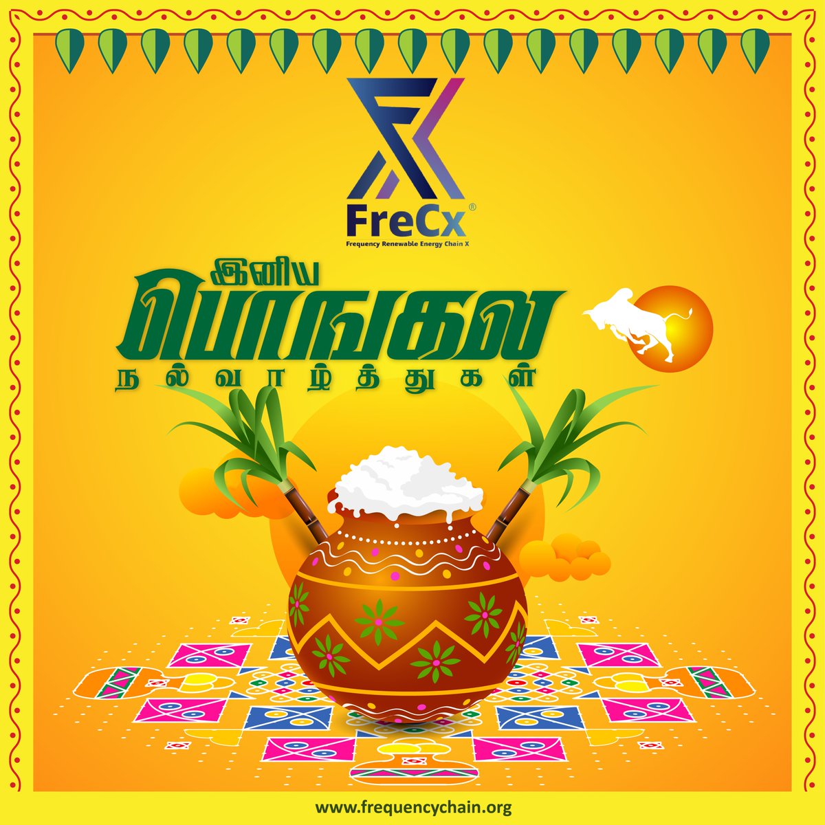 Celebrate the harvest of happiness and abundance this Pongal
#frecx #HappyPongal2025 #BlockchainRevolution