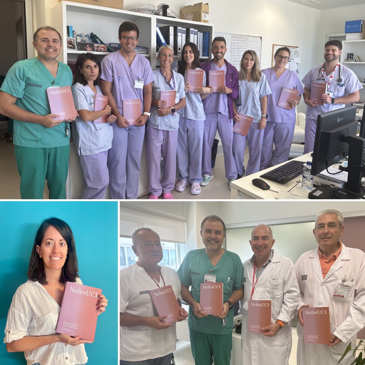 El servicio de Medicina Intensiva del Hospital Universitario Francesc de Borja de Gandia ha presentado 'NefroUCI', una guía dirigida a aquellos que se inician en el nefrointensivismo y las terapias renales. Realizada con la colaboración del servicio de Nefrología del mismo