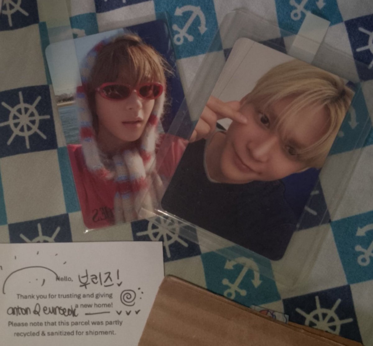 s2tellar's tweet photo. ★ #mailsae 

(late post huhu) the pcs arrived safelyy! thanks for the smooth transaction <3

#wyhappymail https://t.co/VeQ342kmzF
