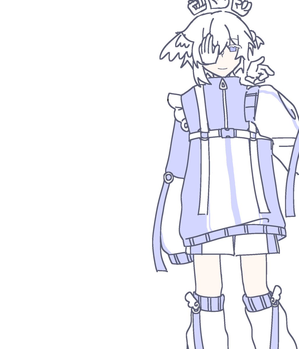 mapicc is supposed to be beside him… but i didnt draw him very good… anyways tenshi kaiwai roshambo haha #Roshambogamesfanart