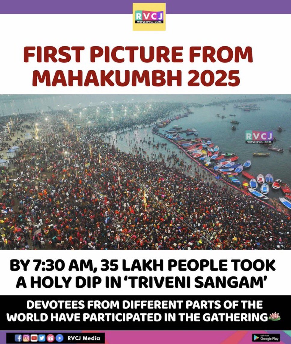 manishhtomar's tweet image. Mahakumbh 2025 is all about with a focus on religious devotion , rituals and prayers. It’s is celebration of Hindustan’s unity, cultural pride and spirituality strength.  Some glimpse of Mahakumbh in prayagraj 
 #महाकुंभ2025