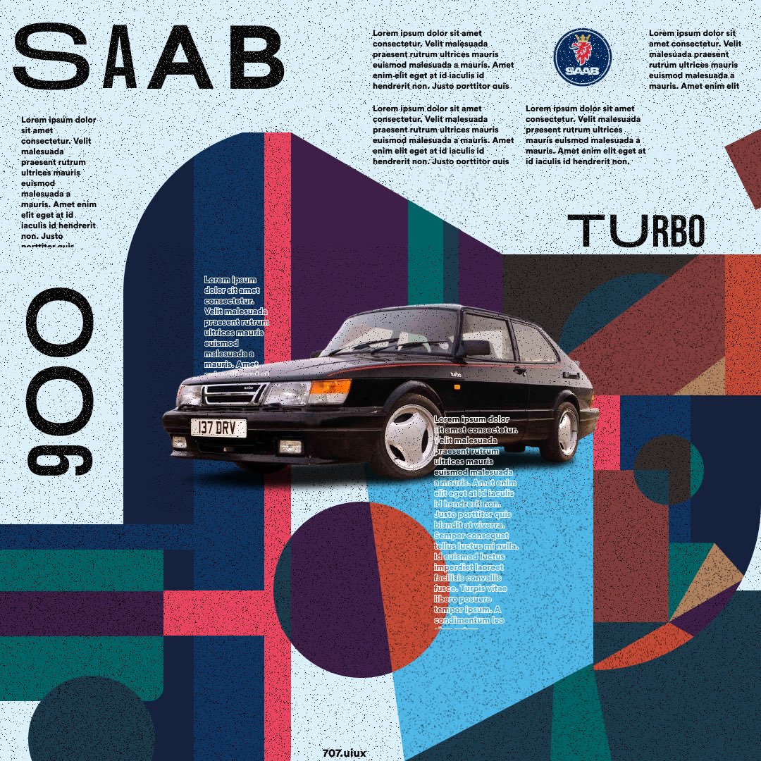 Saab 900 Turbo poster 🧙