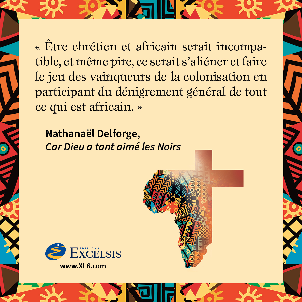 Une de nos dernières nouveautés de 2024 nous interroge sur le fait que le christianisme serait une religion de Blancs. Pour en savoir plus, découvrez l'ouvrage de Nathanaël Delforge : Car Dieu a tant aimé les Noirs.
xl6.com/articles/97827…