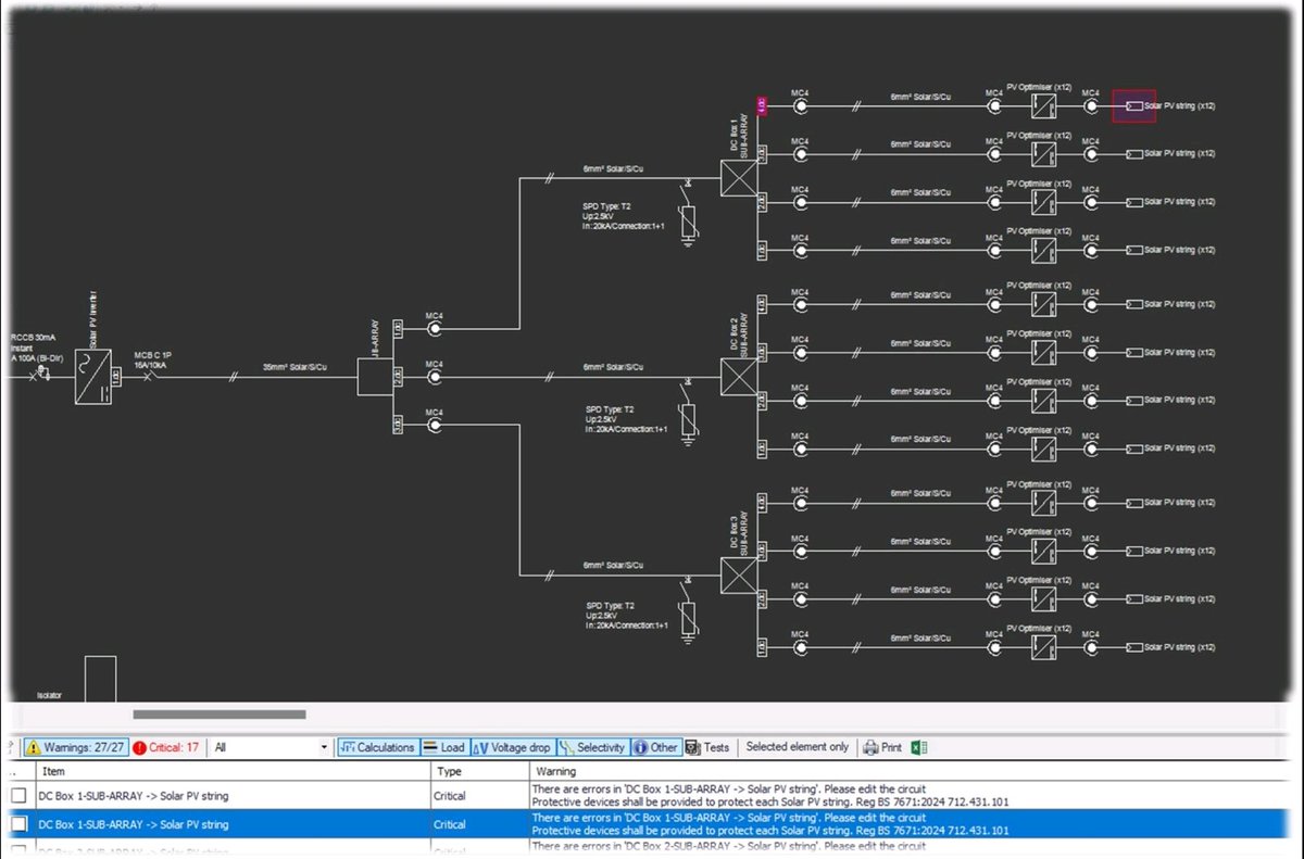 MODECSOFT's tweet photo. Webinar on Streamlining Solar PV Cable Sizing Using ElectricalOM in Compliance with BS 7671. Register here: https://t.co/TTScwa9JjW https://t.co/y8b9q0vmY7