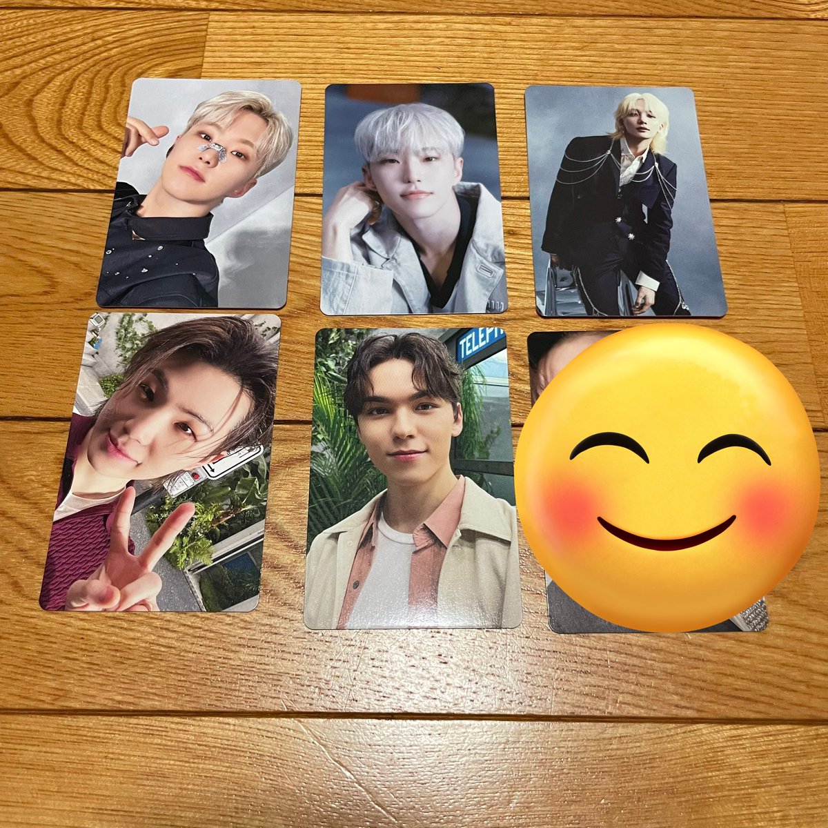 yonnsonngyonn's tweet photo. seventeen セブチ　消費期限　トレカ　交換

<譲> 1枚目
ホシ　ジョンハン　ウジ　バーノン

<求> 同種　the8 ミンハオ　99

郵送での交換を希望しています。
お気軽にお声がけください。 https://t.co/daoQXUimGe