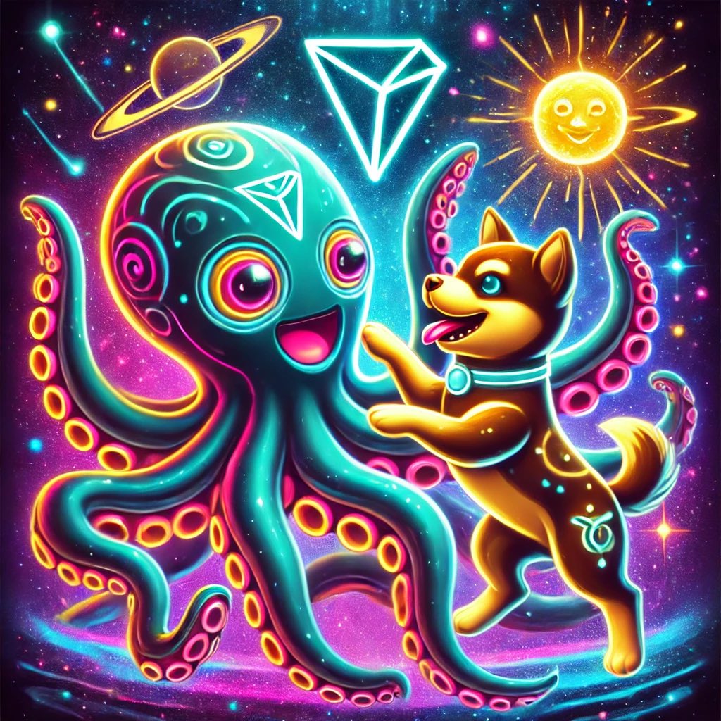 TRXtopus's tweet photo. @Poloniex 🐶🐶🐶🦑🦑🦑 https://t.co/Sc8m1IVhIv