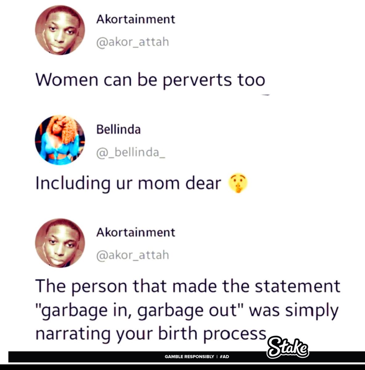 Another thread of savage X replies that will get you Laughing 😂😭

A Thread 🧵 
1.