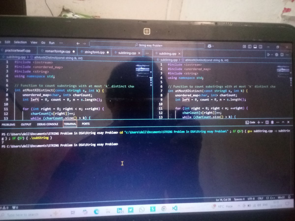 saurabh__dubey7's tweet photo. Today I solve med problem in DSA.
#day22 of #day100
#dsa #coding #leetcote #CONNECT #sriver #c++
Stiver A2Z seet(58/455); https://t.co/Cz45d6e97W