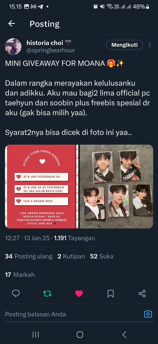 ur_specialboy's tweet photo. @springbearhour Congratsss, ikut bahagia atas kelulusan kamu dan adik kamuuu. Lancar2 yaa kedepannyaaa 💖
@sukavanilllate @binnywzzn @cchoiyawnnnjn https://t.co/eHocW9say7