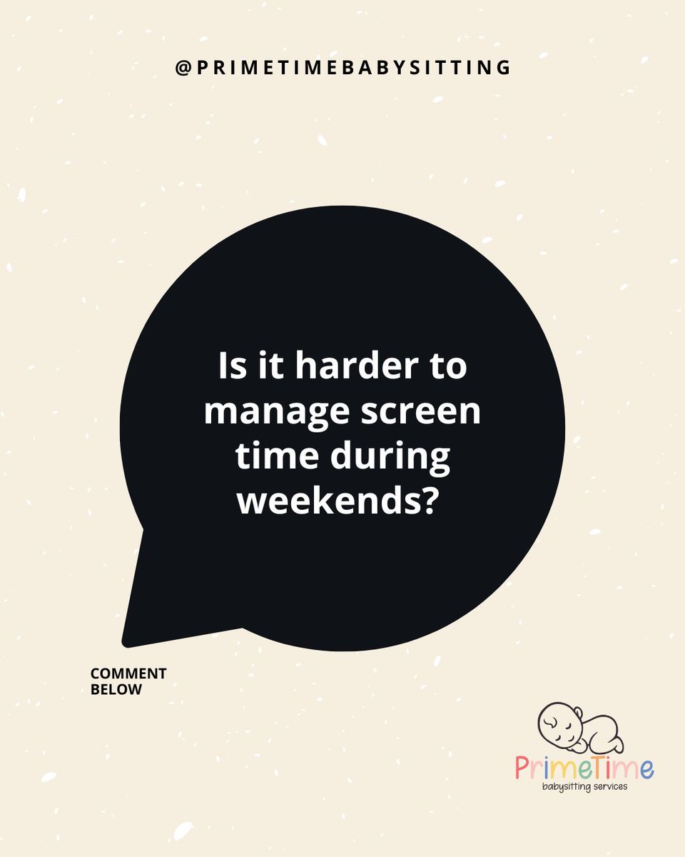PrimeTimeBBS's tweet image. 💬 Is weekend screen time harder to manage? 💻📱
Weekends can feel like endless scrolling! 🤯
💡 How do you keep it balanced at home? Let’s chat! 👇
#ParentingCommunity #TechTime #FamilyLife #ScreenTimeTips
