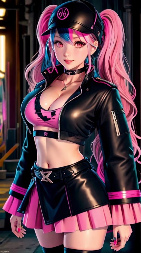 BadToxicAI's tweet photo. #skirt #twintails #midriff #Zoe #ZoePalworld #pinkHair #longHair #tornClothes #Girl #AIGirl #Girls #AIGirls #Pal #Pals #PalWorld #PalGame #PalWorldMemes #LoRA #LoRAZoePalworld #Auto1111 #StableDiffusion #safetensors #AIArt #AIFilter #AI #Kunst #art #lyriel v16 DPM++ 3M SDE Karras https://t.co/6IAdytst46