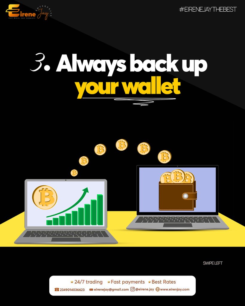 eirenejay_'s tweet photo. Keep your crypto secure ‼️
share this post with your friends and help them stay safe too! https://t.co/Y75SvKU6q6