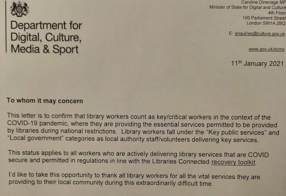 wylie_alan's tweet image. Hi @lisanandy @RhonddaBryant @DcmsLibraries remember when Library Workers were classed as ‘key/critical workers’ during the pandemic?
Hasn’t protected them from cuts has it 😷
#protectlibraryworkers
#savelibraries