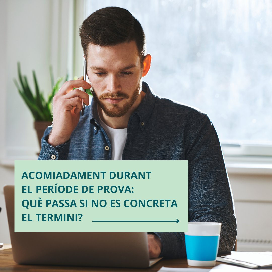 Girolex's tweet photo. Si el teu contracte no especifica clarament la durada del període de prova, l’acomiadament per no superar-lo serà improcedent. L'empresa haurà d'indemnitzar-te o readmetre't.

Assegura't que el teu contracte estigui ben redactat! 💼

#DretLaboral #Acomiadament #Girolex https://t.co/gFe7hwGlGT