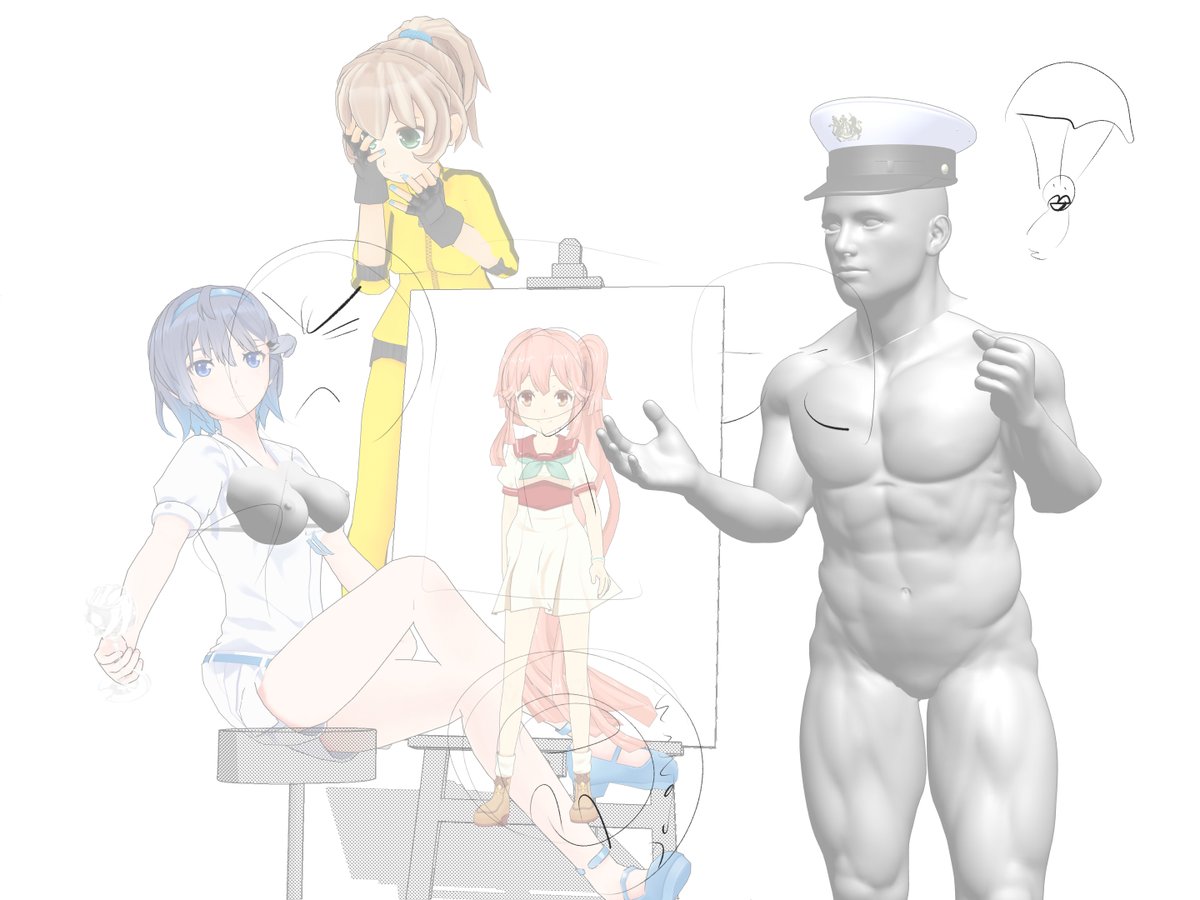 「盗っ人小僧」差分
プリンプリンペン入れ
ランカー子供のころから苦手で描くのがつらい( ゜Д゜)
全然似ないし
この人だけデッサン用ポーズ人形のままでも良かったかも(;'∀')
次回からそうしよう
おっぱいモデルは最近ワットさんなどにも重宝しています
きれいな胸が描けるので🌸 