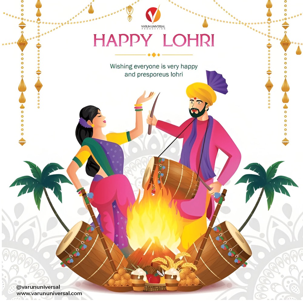 VarunUniversal's tweet photo. Lohri's warmth melts the winter chill, igniting spirits and lighting smiles! ✨
.

.
Tonight, we bid farewell to the old, casting our anxieties and negativity into the purifying flames. ☀️

#HappyLohri #DanceAndDhamaal #FestivalOfFire  #VarunUniversal https://t.co/rL3PgAxWX1