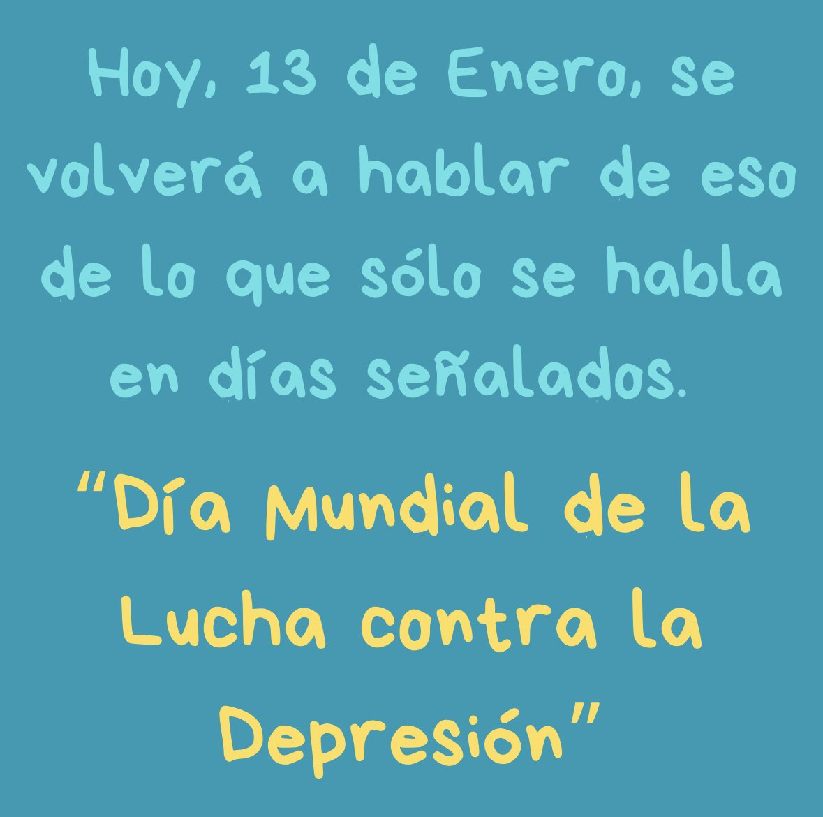 Me resulta frustrante que la #SaludMental sólo reciba atención en días específicos como el de hoy. Es ESENCIAL que este tema sea una prioridad todos los días, no sólo en fechas señaladas. La #SaludMental merece un compromiso CONTINUO, no episódico.