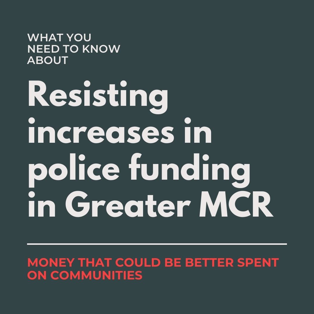 Money that could be better spent on communities.

Here's why the public in Greater Manchester will continue to resist increases in police funding. 

Find the full resource on our website here: npolicemonitor.co.uk/uncategorized/…

See you on the 27th at the meeting! Details below!