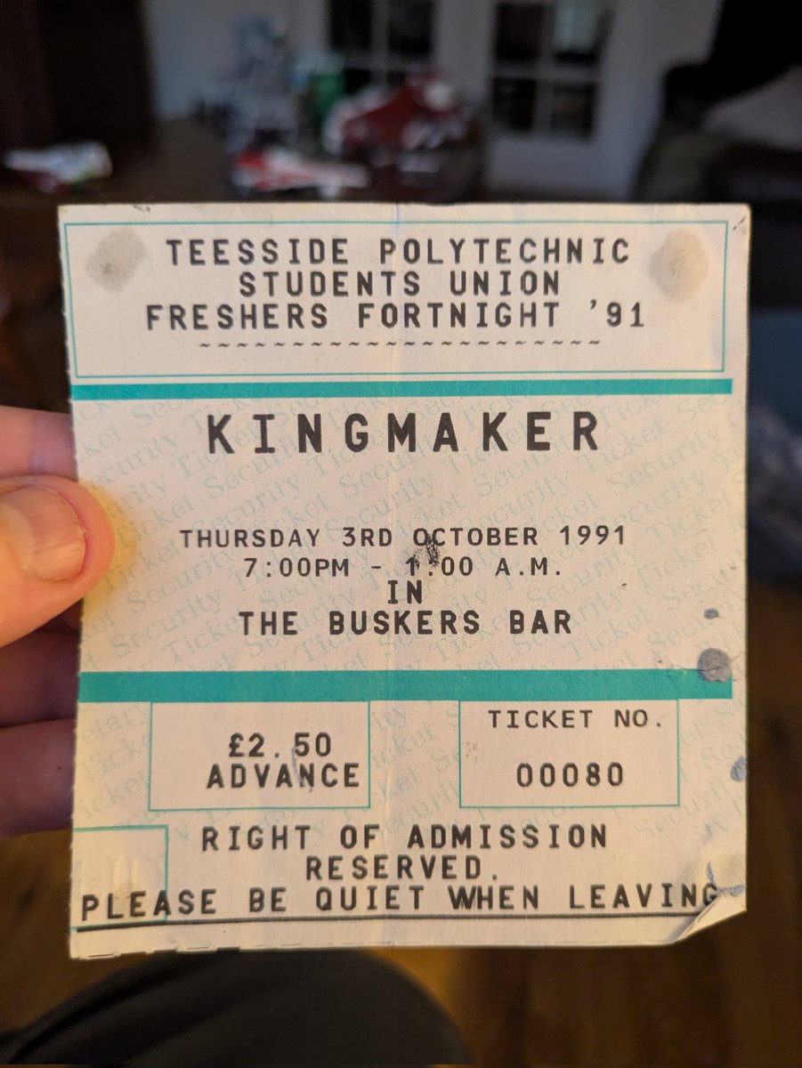 andrewdade's tweet photo. @kingmaker4ad

£2.50 😁

Fond memories of being down the front with @StuartDade belting out Hard Times, arm in arm 😊 https://t.co/cQf9h7McqG