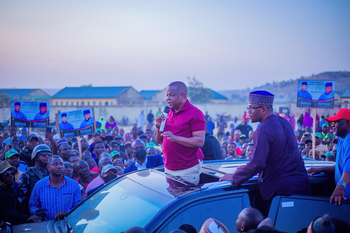 honbetara1's tweet photo. Myself and my brother Hon. Midala Usman Balami visited his region Hawul, yesterday, to extend our compliments and regards to the good people of his constituency. The welcome was massive, and the love of his people towards him was contagious. 

We must build our political systems where vision, the good of humanity, and unity of purpose must be exalted above sentiments and paltry differences.

Upon arrival, I met with Team Betara, where we had great interactions towards building a solidified future for our youths. In that meeting, I requested that a list be submitted for scholarship for some of the youths and jobs for some who have graduated among other lists I requested for empowerment. - MBA.

#homecoming 
#SharedProsperity