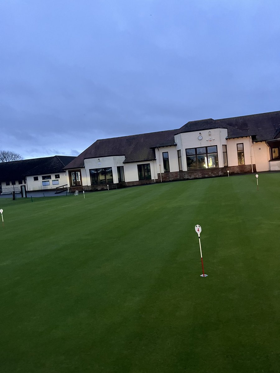 both courses  open on full greens and buggies allowed , full set up underway with all surface getting a cut and holes changes #feelslikesummer