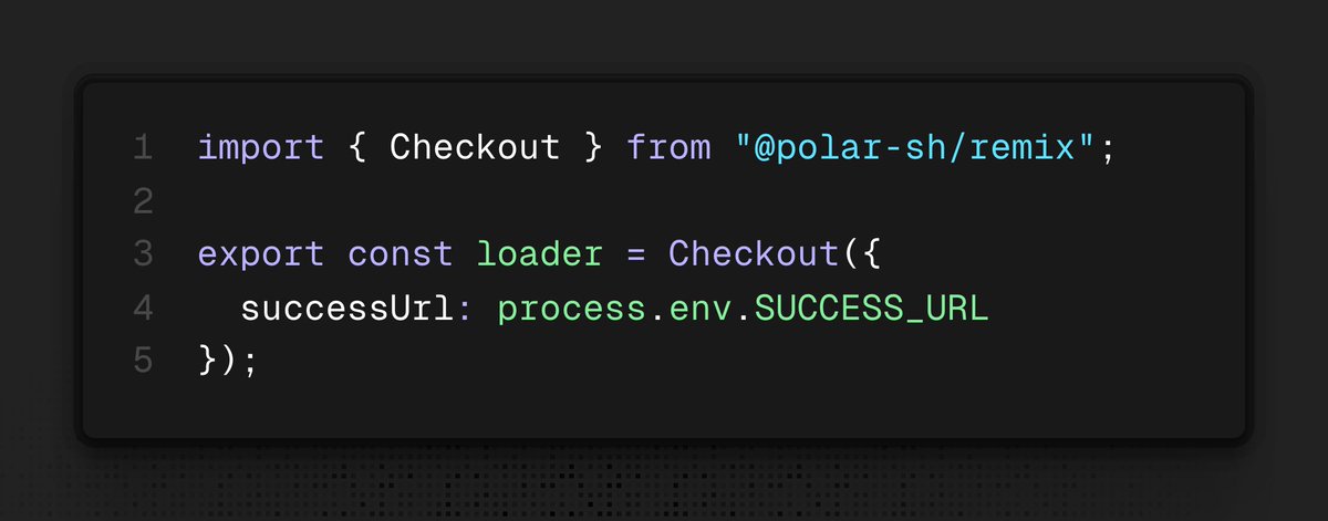 The Remix Adapter for Polar now supports any runtime, and React Router.

Big up to <a href="/sergiodxa/">Sergio Xalambrí</a> for the contribution!