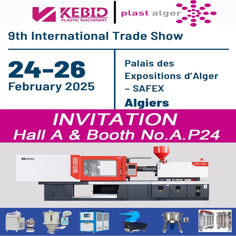 ClarkKebida's tweet photo. 🎉🎉🎉Urgent Notice👏👏👏
Kebida Machinery will participate in Plast Alger 2025🇨🇳🇩🇿
⏱️February 24-26, 2025⏱️
📍Palais des Expositions d’Alger – SAFEX，Algiers
👉👉👉Booth Number: A.P24.
Welcome to visit our booth, thank you very much🤝🤝🤝 https://t.co/O7voRaKjet