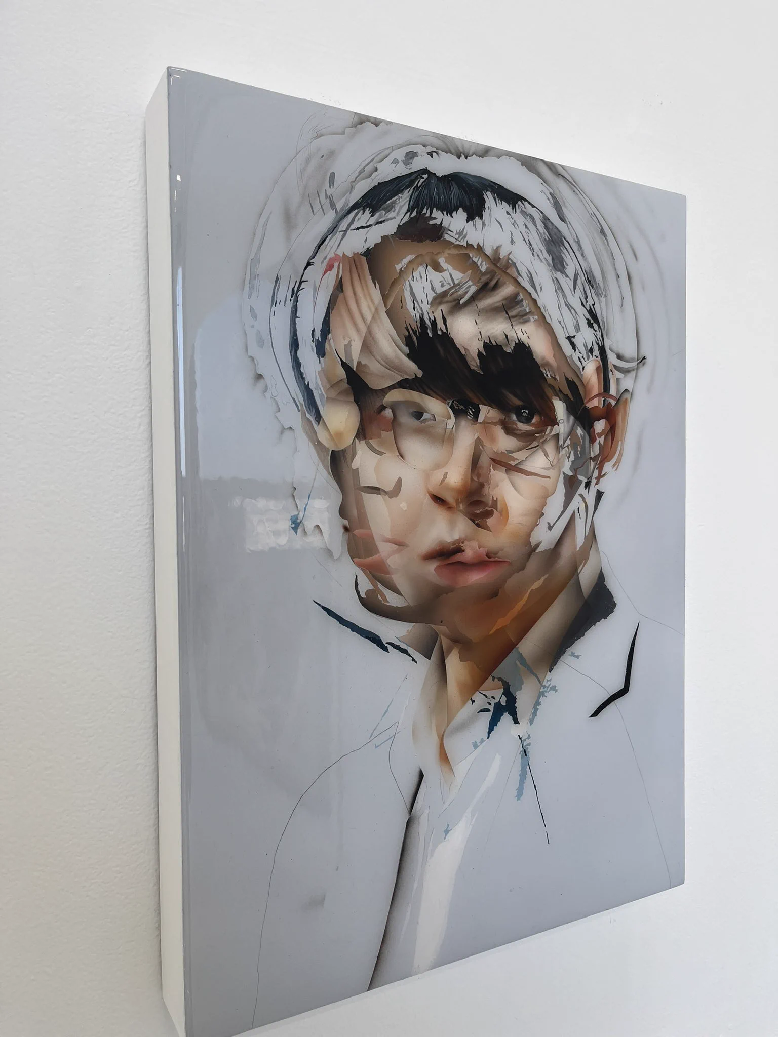 アート作品 自画像 オリジナル キャンバス作品 作者16歳 一点物 ひろまや on X: 